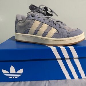 Adidas Suede Gray and Cream Sneakers